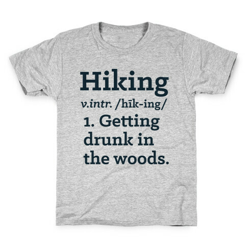 Hiking Definition Kids T-Shirt