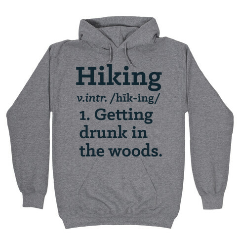 Hiking Definition Hooded Sweatshirt