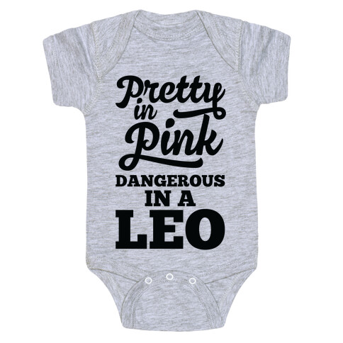 Pretty in Pink, Dangerous in a Leo Baby One-Piece