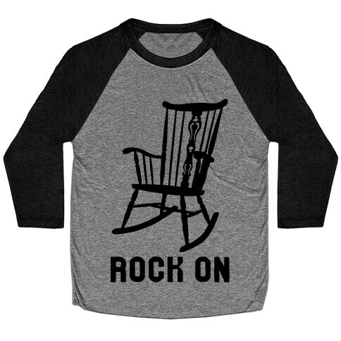 Rock On Rocking Chair Baseball Tee