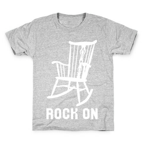 Rock On Rocking Chair Kids T-Shirt