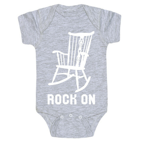 Rock On Rocking Chair Baby One-Piece