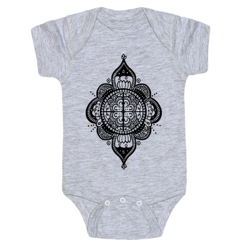 Rangoli Inspiration Pattern Baby One-Piece