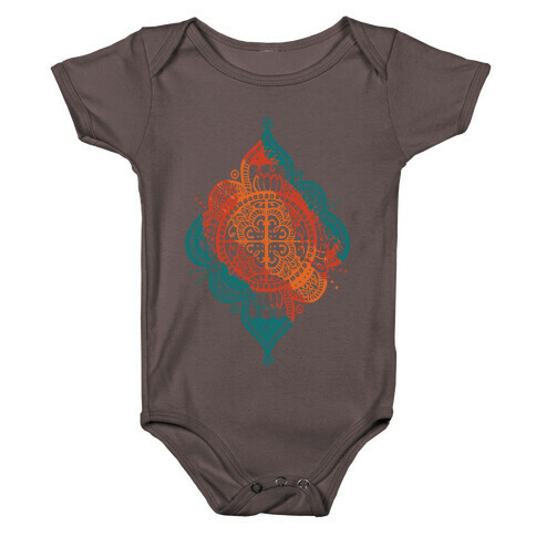 Rangoli Inspiration Pattern Baby One-Piece