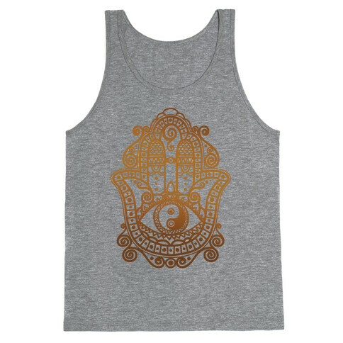 Peaceful Hamsa Hand Tank Top