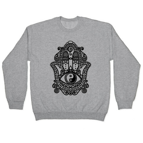 Peaceful Hamsa Hand Pullover