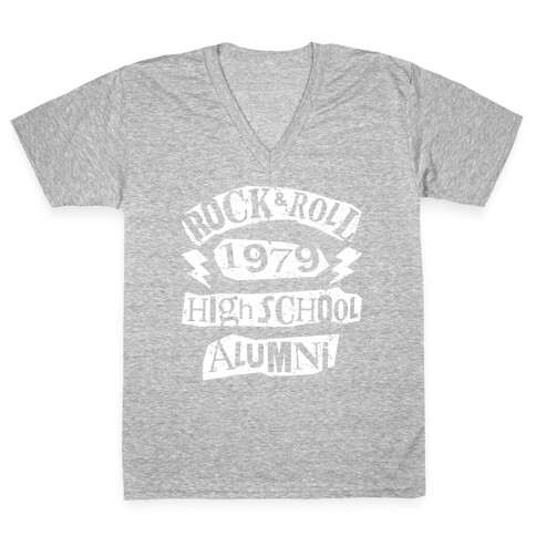 Rock And Roll High School Alumni V-Neck Tee Shirt