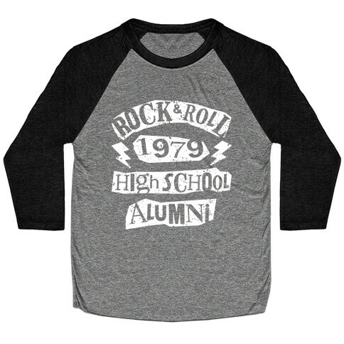 Rock And Roll High School Alumni Baseball Tee