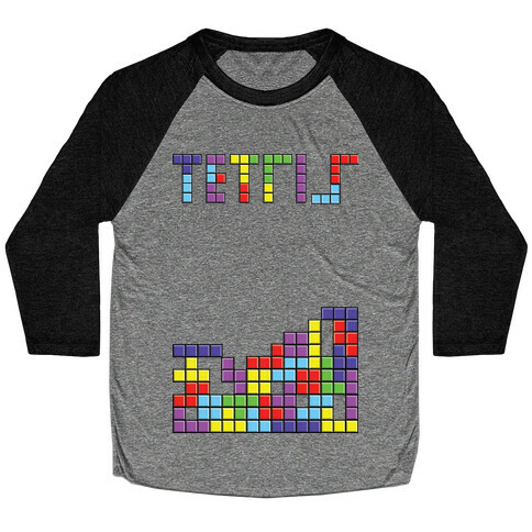 Tetris: Best Game Of All TIme Baseball Tee
