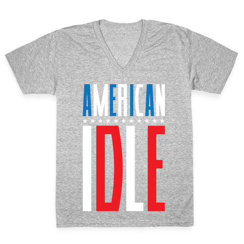 American Idle V-Neck Tee Shirt