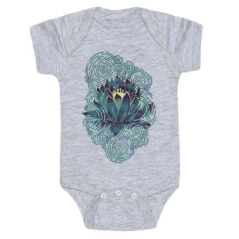 Lotus Flower Baby One-Piece