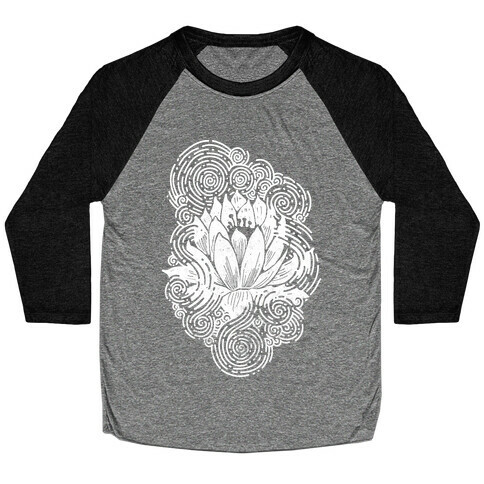 Lotus Flower Baseball Tee