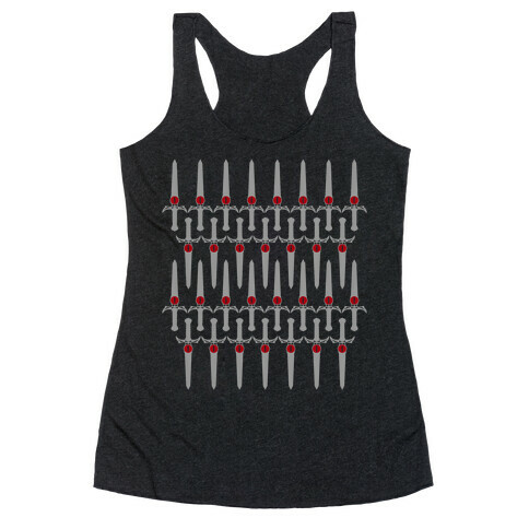 The Sword of Omens Racerback Tank Top