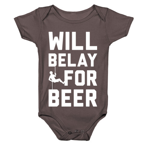 Will Belay For Beer Baby One-Piece