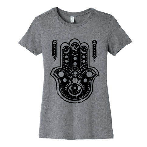 Namaste Hamsa Hand Womens T-Shirt