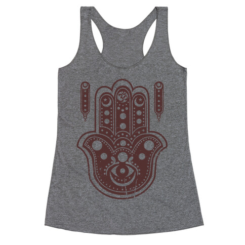 Namaste Hamsa Hand Racerback Tank Top