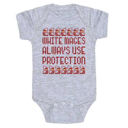 White Mages Baby One-Piece