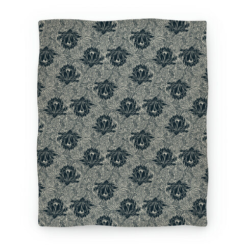 Lotus Flower Pattern Blanket