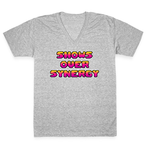  Show's Over Synergy V-Neck Tee Shirt