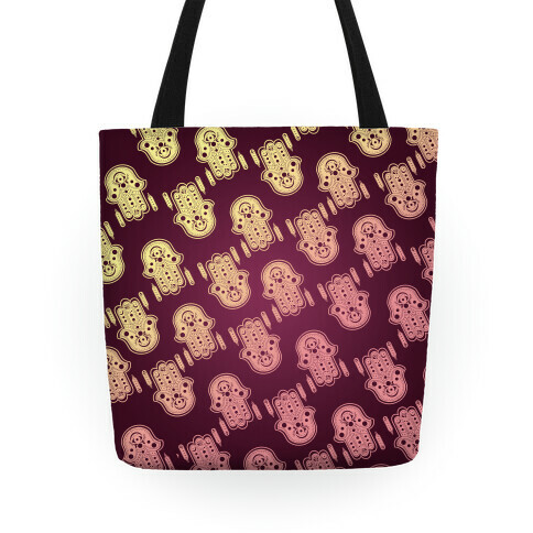 Namaste Hamsa Hand Tote