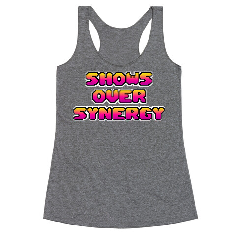 Show's Over Synergy Racerback Tank Top