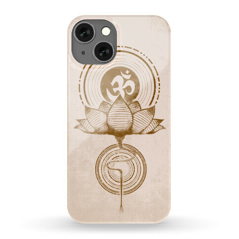 Aum and Lotus Phone Case