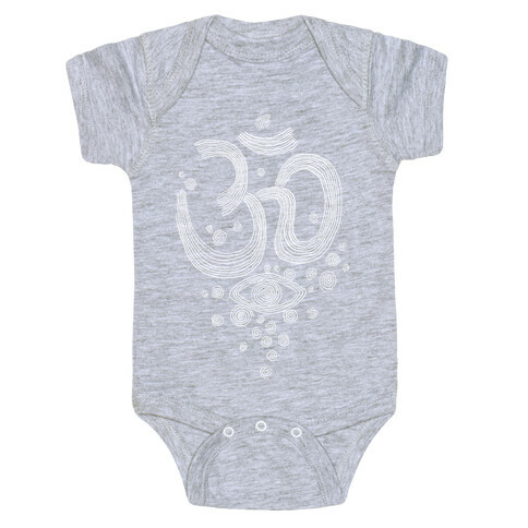 Om And Eye Baby One-Piece