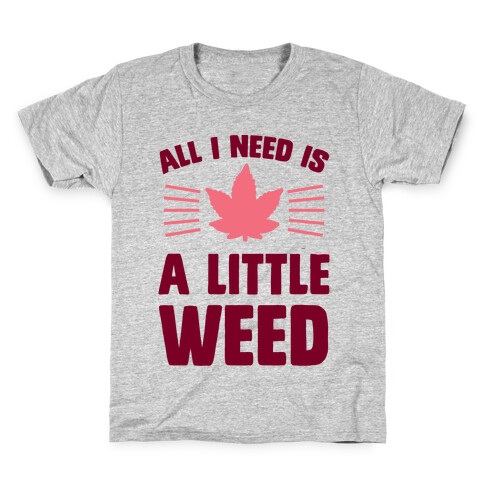 All I Need Is A Little Weed Kids T-Shirt