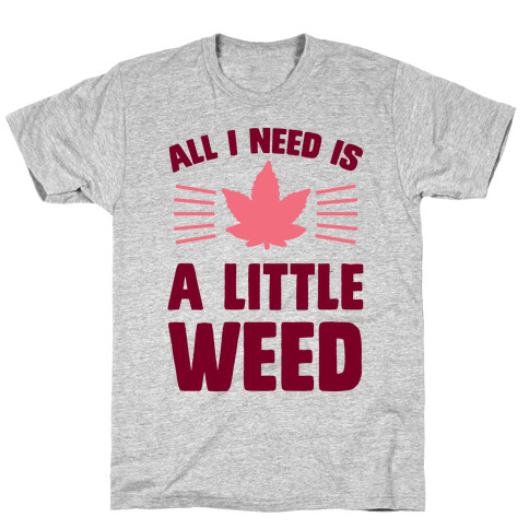 All I Need Is A Little Weed T-Shirt