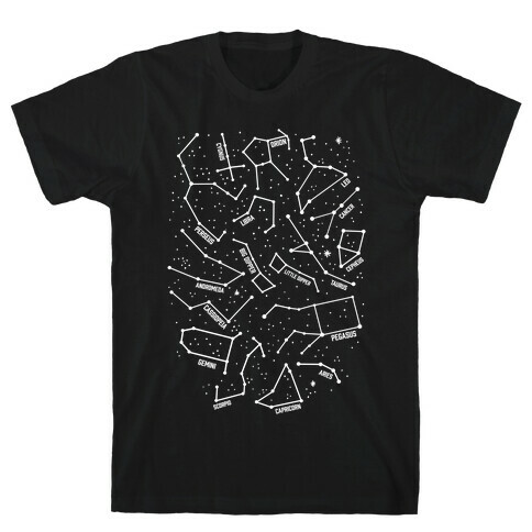 Constellation Star Pattern T-Shirt
