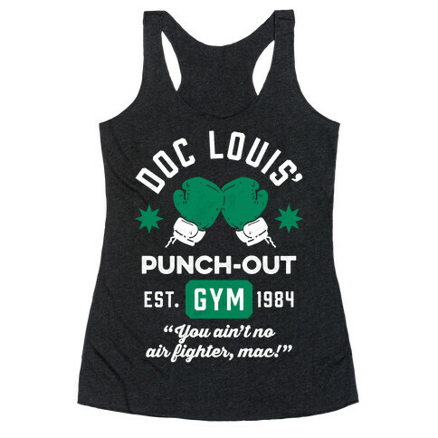 Doc Louis' Punch Out Gym Racerback Tank Top