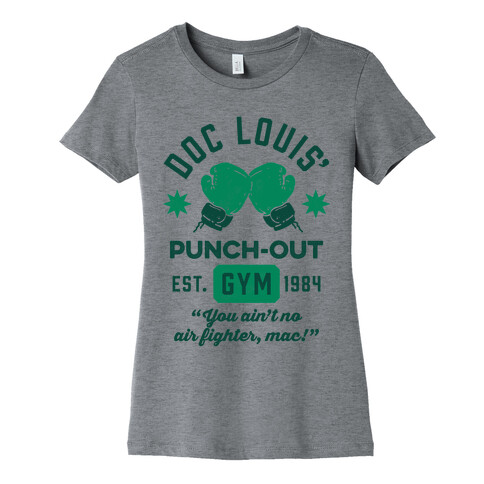 Doc Louis' Punch Out Gym Womens T-Shirt