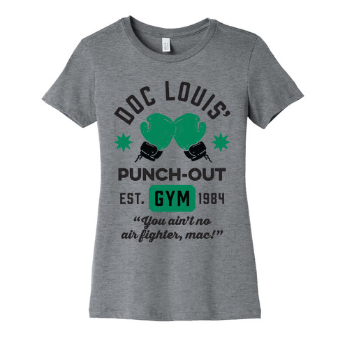 Doc Louis' Punch Out Gym Womens T-Shirt