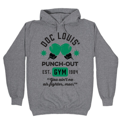 Doc Louis' Punch Out Gym Hooded Sweatshirt