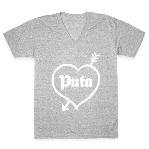 Puta Love V-Neck Tee Shirt