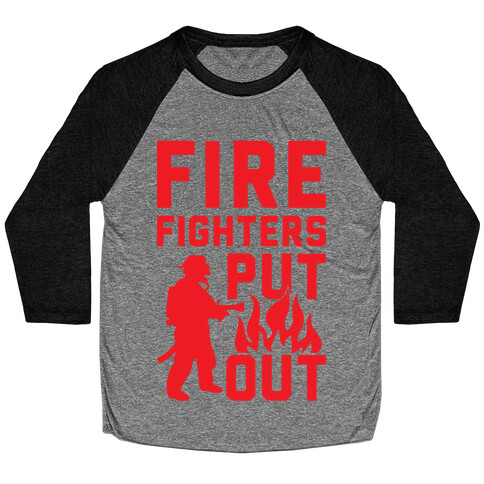Firefighters Put Out Baseball Tee