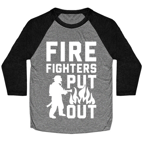 Firefighters Put Out Baseball Tee