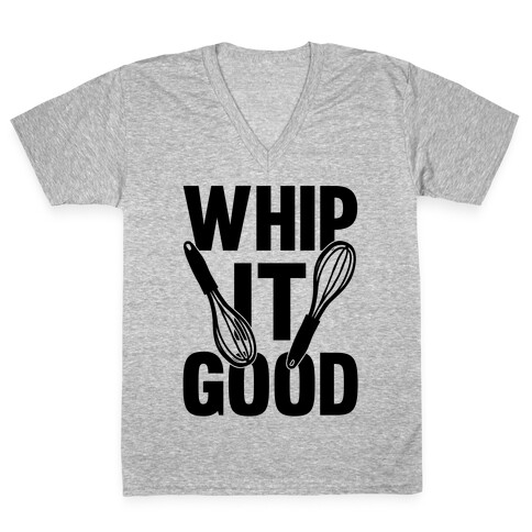 Whip It Good V-Neck Tee Shirt