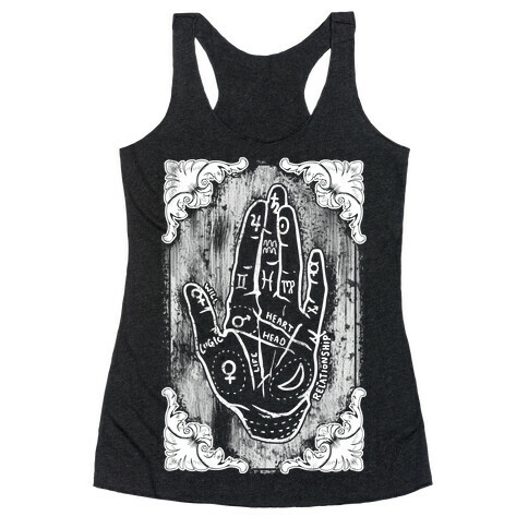 Palm Reading Racerback Tank Top