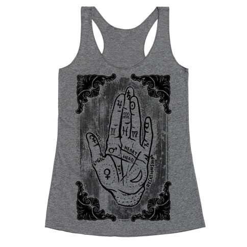 Palm Reading Racerback Tank Top