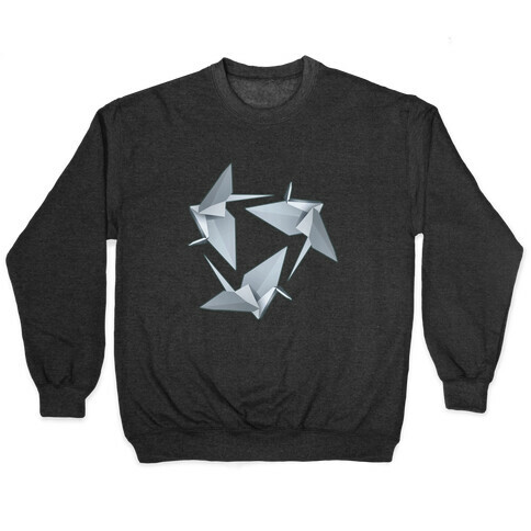 Origami Paper Crane Pullover