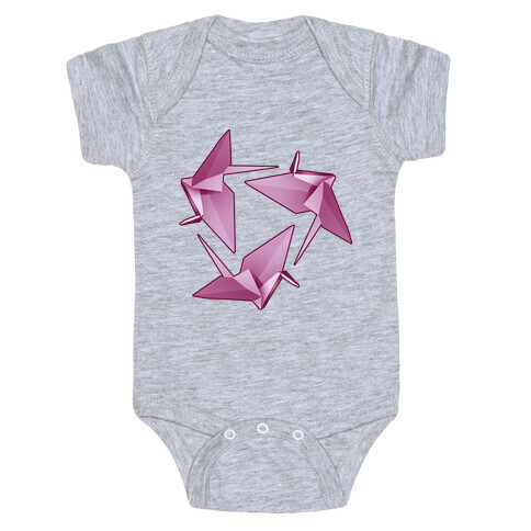 Origami Paper Crane Baby One-Piece