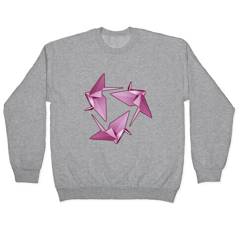 Origami Paper Crane Pullover