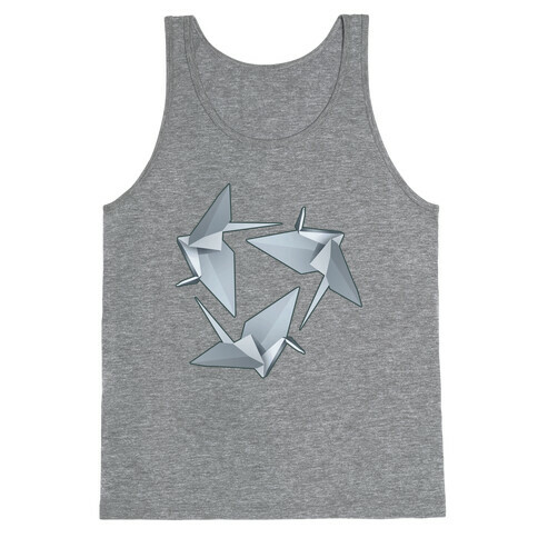 Origami Paper Crane Tank Top