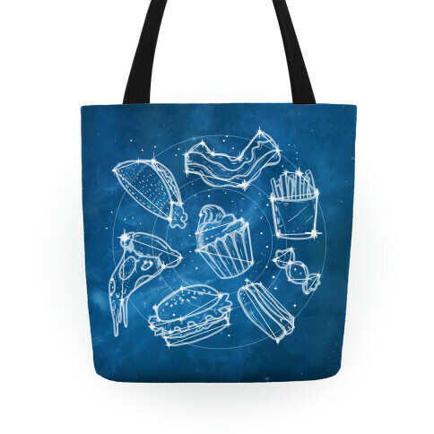 Junk Food Constellation Map Tote