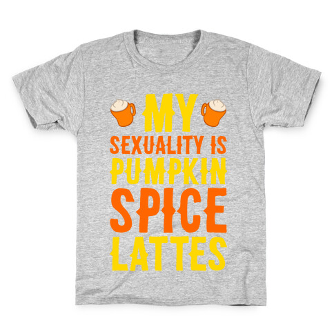 My Sexuality Is Pumpkin Spice Latte Kids T-Shirt