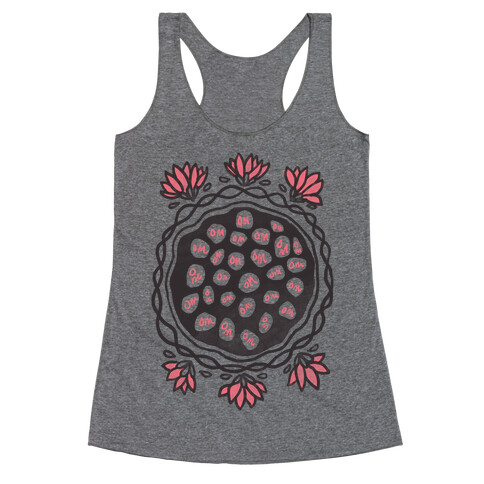 Om Lotus Racerback Tank Top