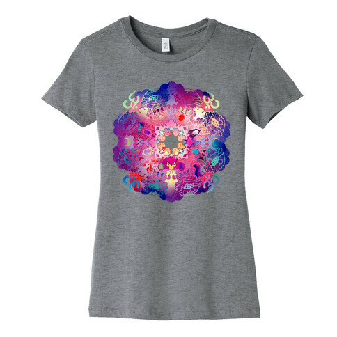 Colorful Yoga Tee Womens T-Shirt