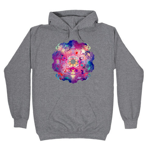 Colorful Yoga Tee Hooded Sweatshirt