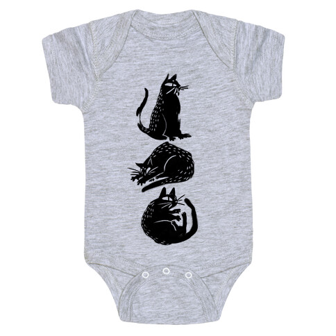 Cat Shapes Baby One-Piece